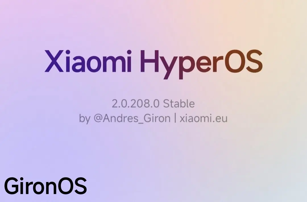 GironOS 2.0.208 CN Port for Poco F3 / Mi 11X – Android 15