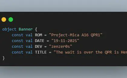 Project Mica Android 16 QPR1 for Poco F3 / Mi 11X – Tweakverse